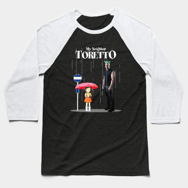 My Neighbor Toretto Dominic Fan Art Baseball T-Shirt by kaitokid